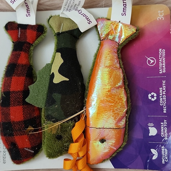 Brand New SMARTYKAT CATNIP CAT TOY-3CT - Picture 3 of 3